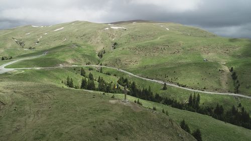 Scenic view of landscape against sky