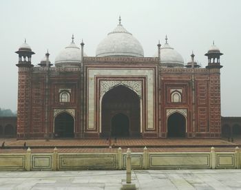 View of historical building against clear sky