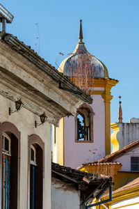 Low angle view of building against sky