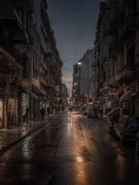 View of city street