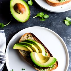High angle view of food in plate on table