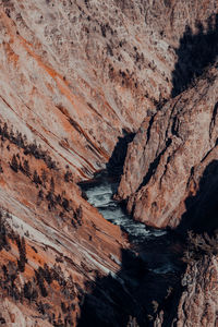 Rock formations on land