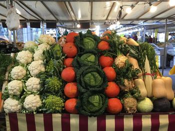 Various fruits for sale in market