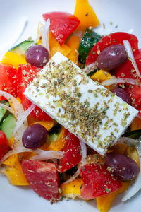 Close-up of food in plate