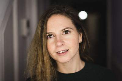 Portrait of woman smiling
