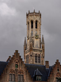 Low angle view of building against sky