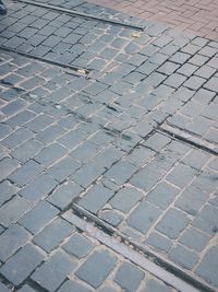 Full frame shot of paving stone