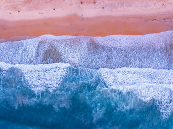 Close-up of rocks on beach