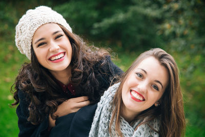 Portrait of a smiling young woman