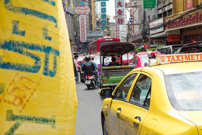 View of city street