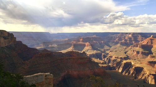 Scenic view of canyon national park