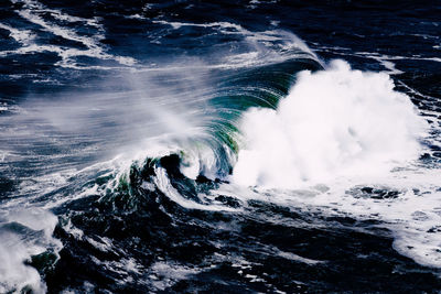 Scenic view of sea waves