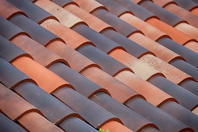 Full frame shot of roof tiles