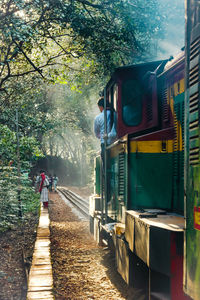 Toy train and driver