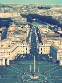 Aerial view of city