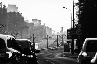 Traffic on road