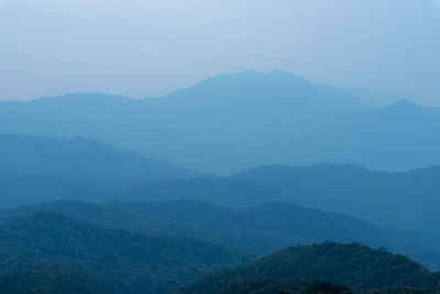 Mountain range scenery background