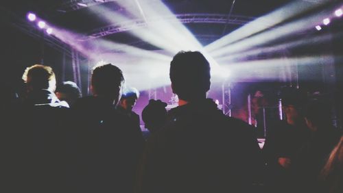 Friends at nightclub