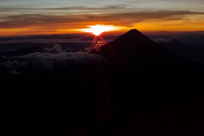 Scenic view of cloudscape during sunset