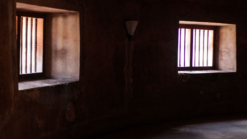 Interior of abandoned house