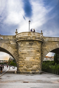 View of arch bridge