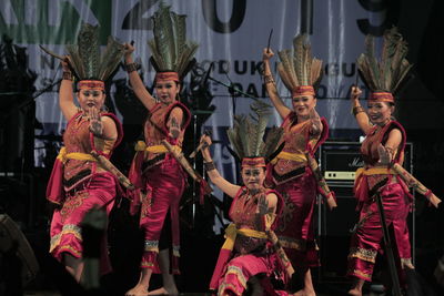 Group of people in traditional clothing