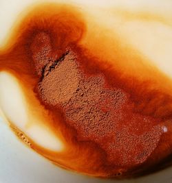 Close-up of dessert in plate on table