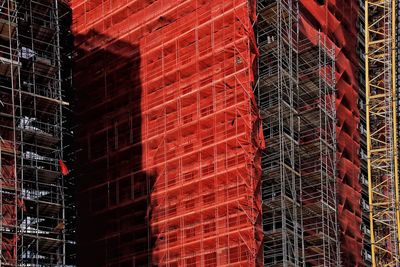 Full frame shot of building under construction