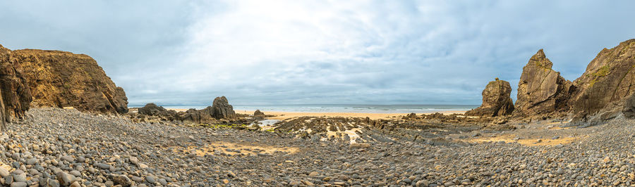 Scenic view of landscape against sky