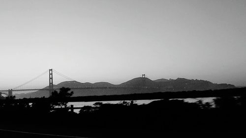 Bridge over mountains