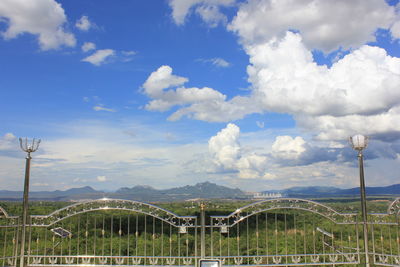 Panoramic view of landscape against sky