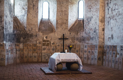 Interior of old building