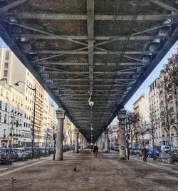 View of bridge in city