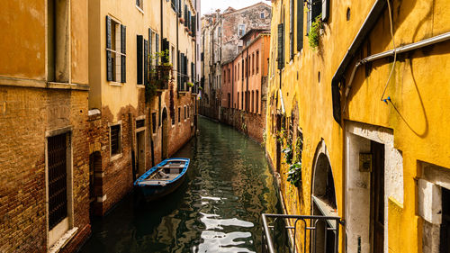 Boats in canal