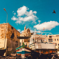 Panoramic view of historical building against sky