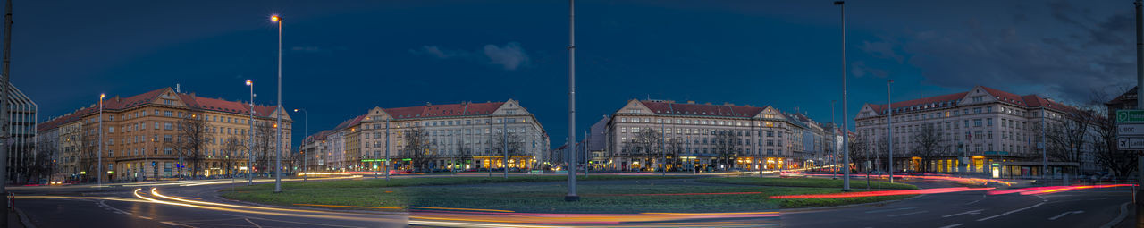View of city street