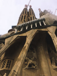 Low angle view of historical building against sky