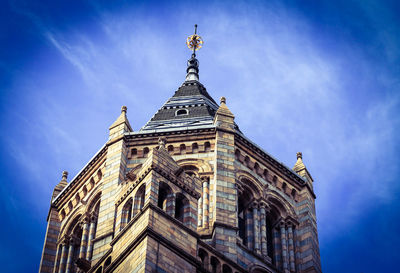 Low angle view of church against sky