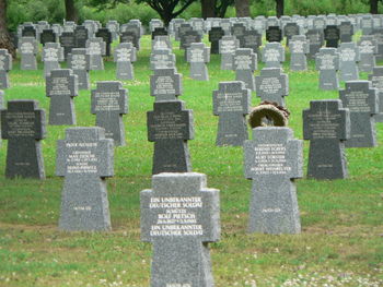 View of cemetery