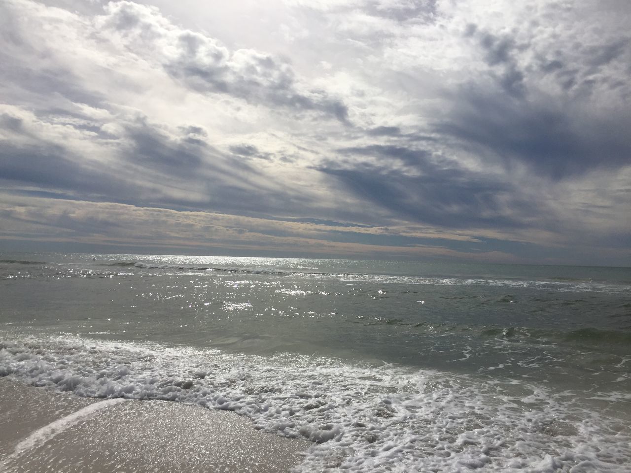 sea, beauty in nature, water, nature, scenics, tranquility, horizon over water, tranquil scene, sky, wave, no people, idyllic, outdoors, cloud - sky, beach, day