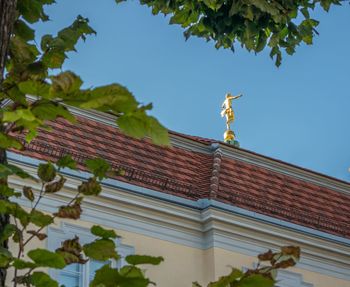 Low angle view of statue