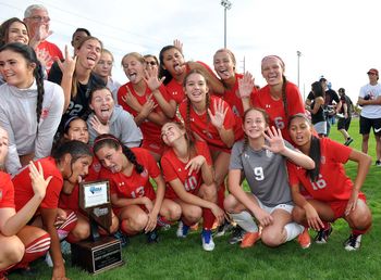 High angle view of two people