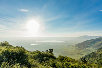 Scenic view of landscape against sky