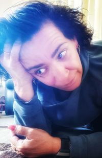 Portrait of smiling young woman