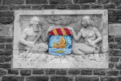 Close up of human representation