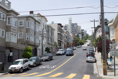 Traffic on city street