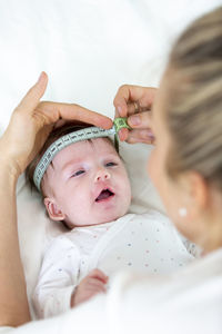 Close-up of baby boy