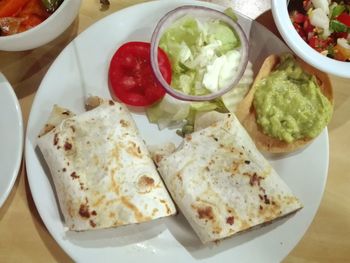 Close-up of food in plate