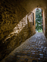 Corridor in historic building
