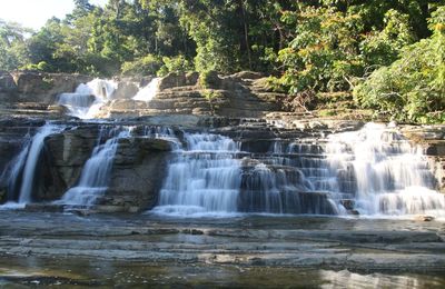 View of waterfall